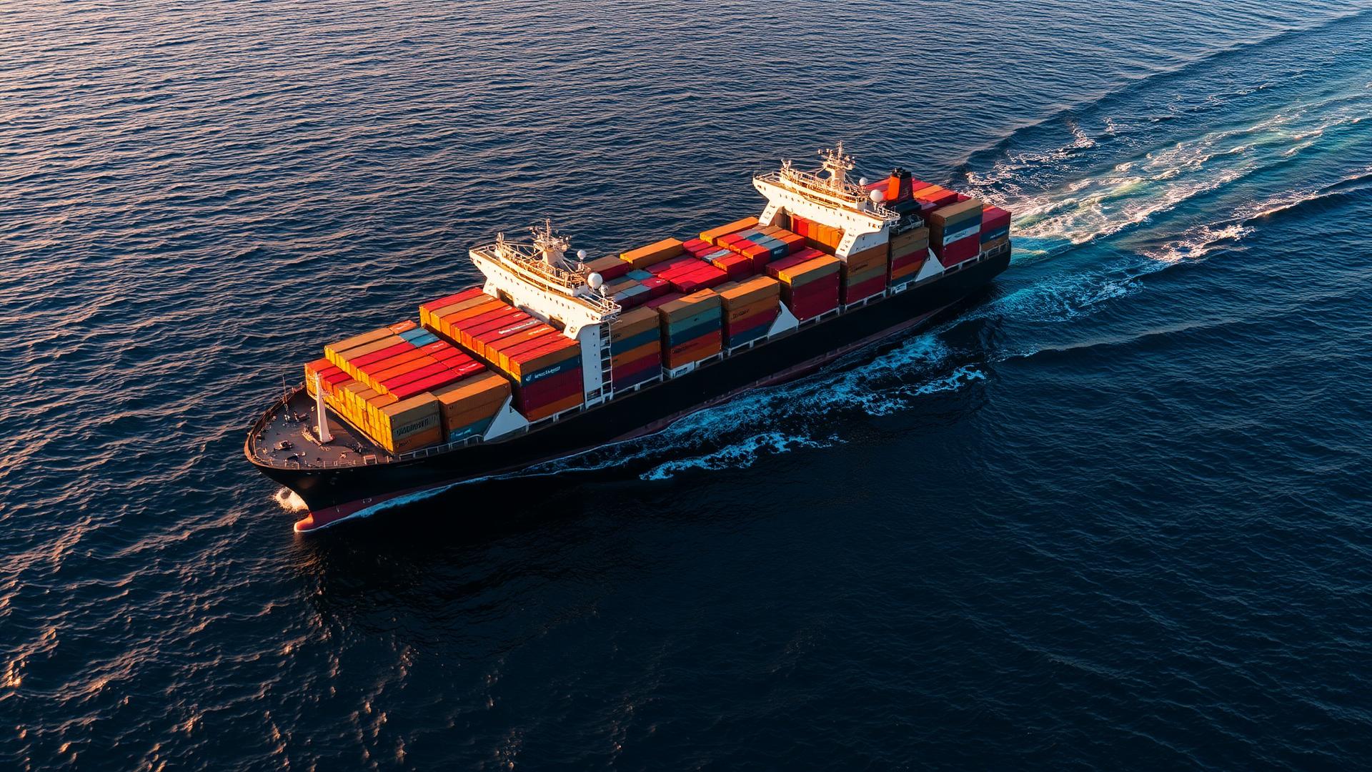RandBast LLC global commodity cargo ship in open ocean